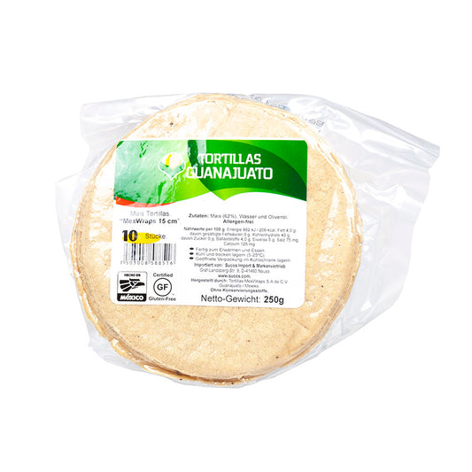 GUANAJUATO MexWraps - Mais Tortillas