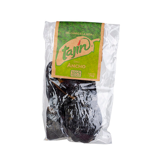 TAJIN Getrocknete Ancho-Chilis - Chile Ancho Seco, 75g
