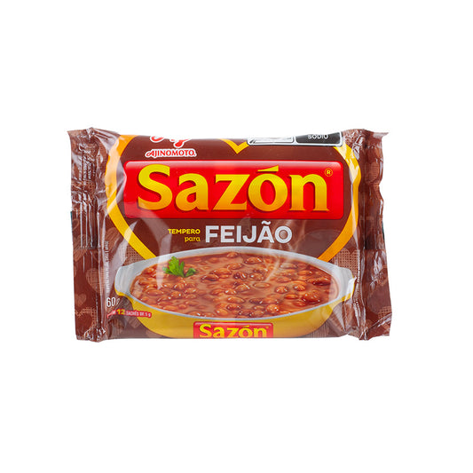 AJINOMOTO Braunes Würzsalz für Bohnen - Tempero Sazón Marrom para Feijão, 60g