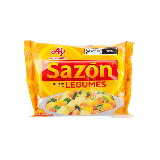 AJINOMOTO Gelbes Würzsalz für Gemüse - Tempero Sazón Amarelo para Legumes 60g